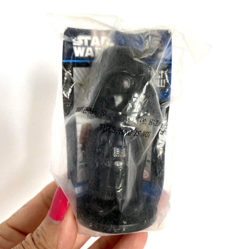 2010 Funko Star Wars Darth Vader Wacky Wobblers Mini Bobble-Head Lucasfilm NIP